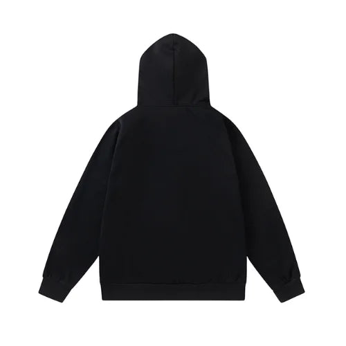 Black Irongate Chenille Hoodie