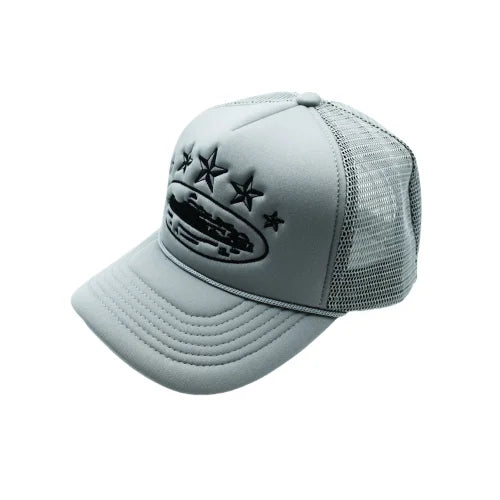 Corteiz 5 Starz Alcatraz Trucker Hat Grey - image 2
