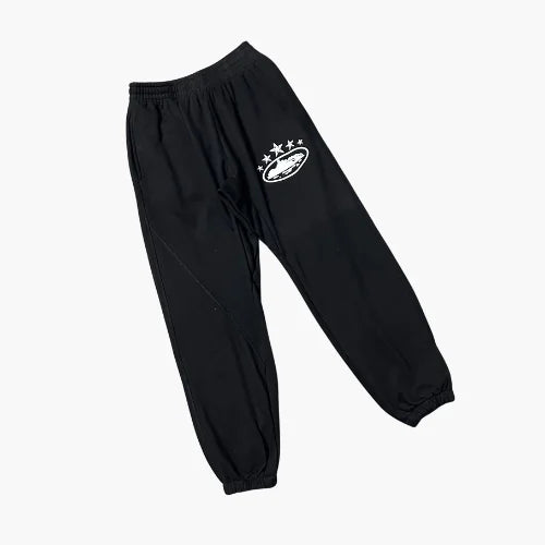 Corteiz 5starz Black Joggers