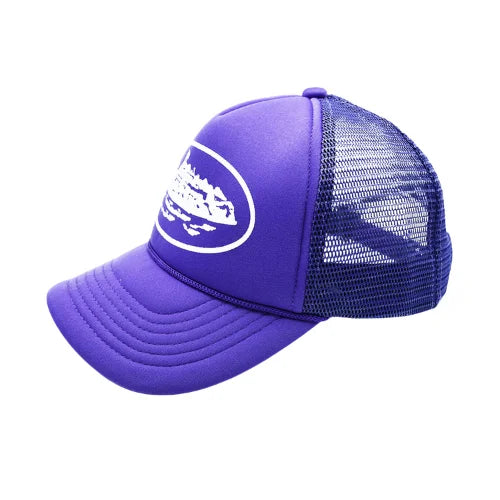 Corteiz Alcatraz Trucker Hat Dark Blue - image 2