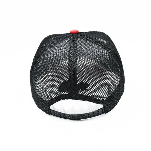 Corteiz Alcatraz Trucker Hat White Red - image 4