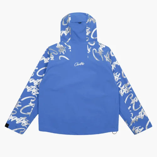 Corteiz Elitework Waterproof Shell Blue Jacket