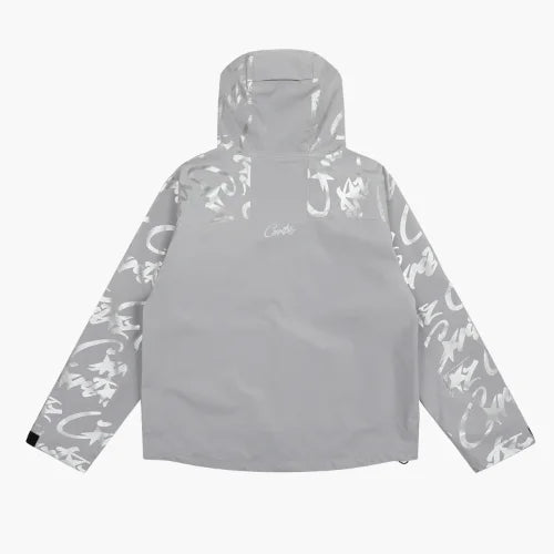 Corteiz Elitework Waterproof Shell Grey Jacket