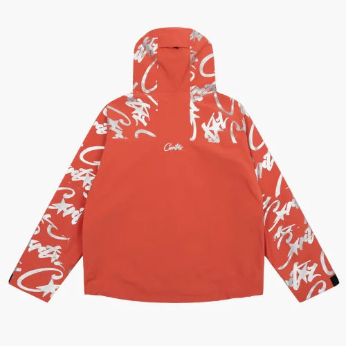 Corteiz Elitework Waterproof Shell Orange Jacket