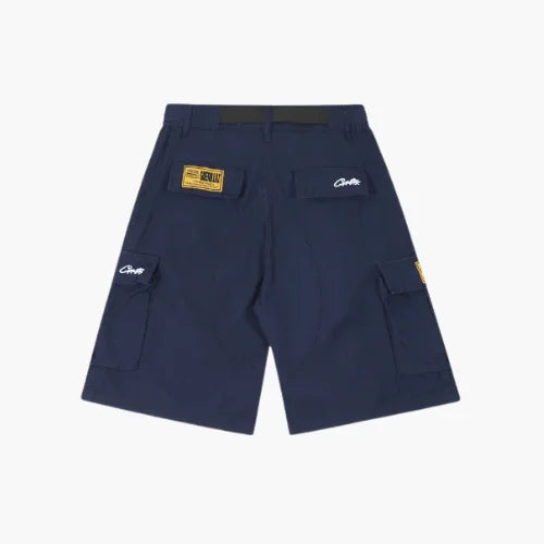 Corteiz Guerillaz 21 Shorts in Navy