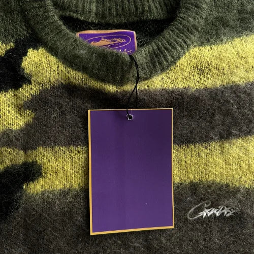Corteiz Mohair Camo Knitted Jumper