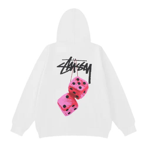 Stussy Bluza Dice Graphic White