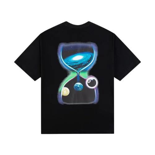 Stussy Galaxy 8 Ball T Shirt Black