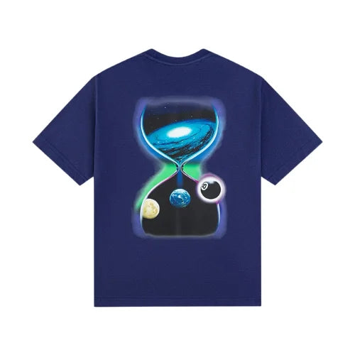 Stussy Galaxy 8 Ball T Shirt Navy