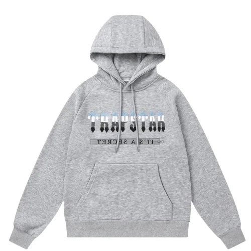 Trapstar Chenille Decoded Tracksuit Grey light Ice Blue