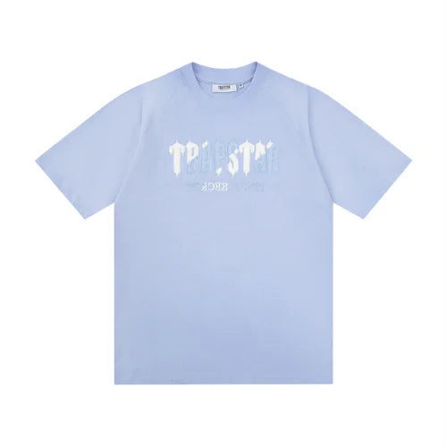 Trapstar Chenille Decoded Short Set Blue