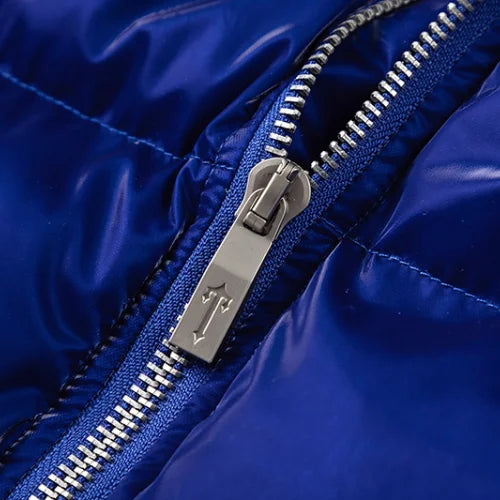 Trapstar Decoded Puffer Jacket Shiny Blue