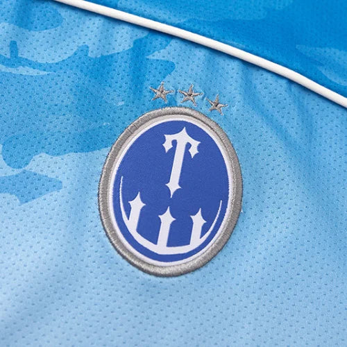 Trapstar Football Jersey T Shirt Blue