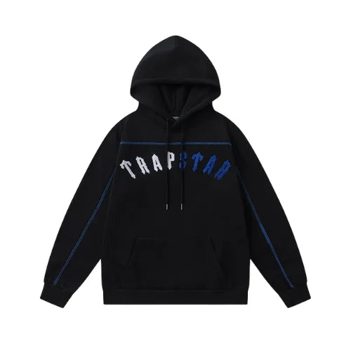 Trapstar Irongate Arch Chenille Tracksuit Black Blue