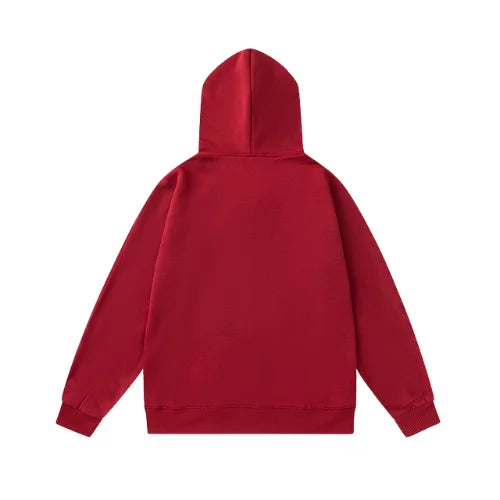 Trapstar Irongate Arch Chenille Hoodie in Red