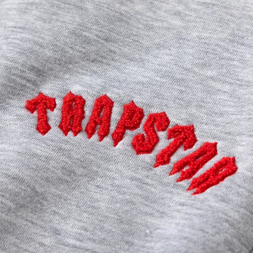 Trapstar Irongate Arch Panel Tracksuit Grey Red