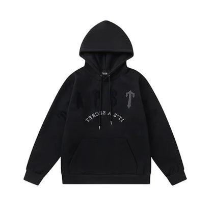 Black Irongate Chenille Hoodie