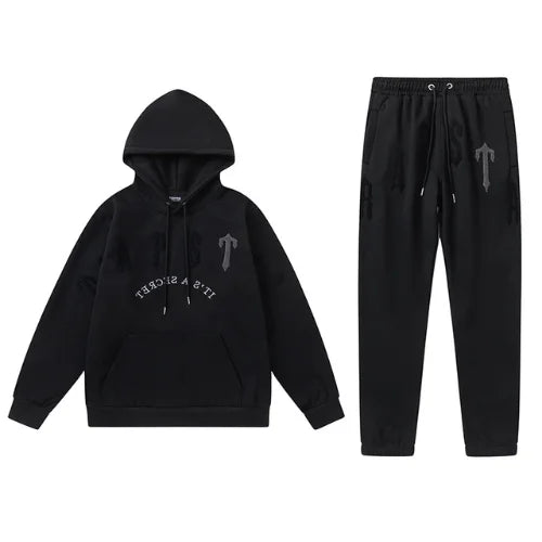 Trapstar Black Irongate Chenille Tracksuit