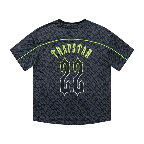 Black Trapstar Football Jersey