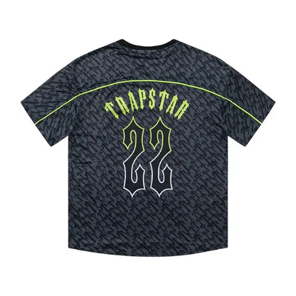 Black Trapstar Football Jersey