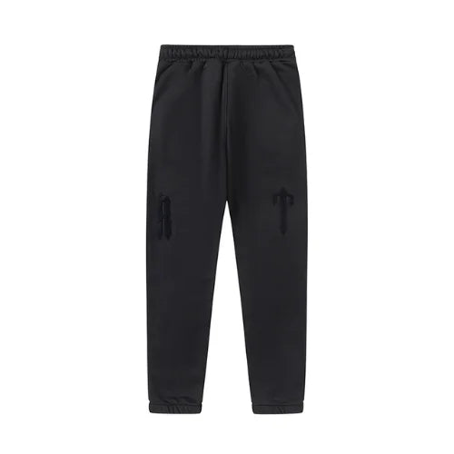 Black Yellow Irongate Chenille Tracksuit