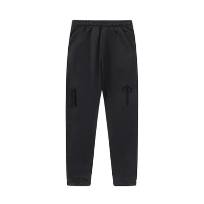 Black Yellow Irongate Chenille Tracksuit
