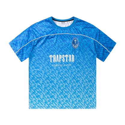 Blue Trapstar Football Jersey