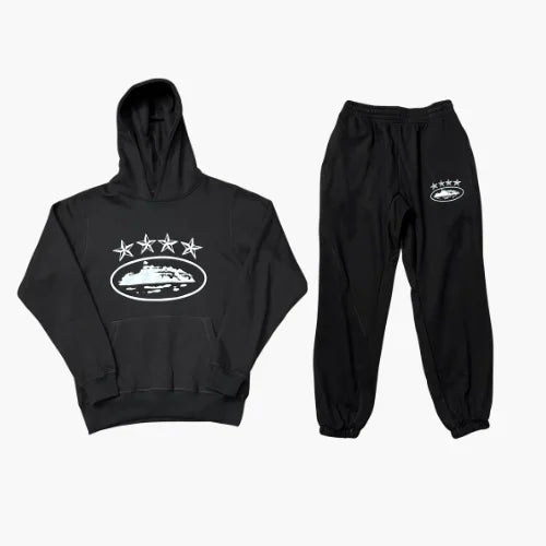 Corteiz 4starz Black Tracksuit
