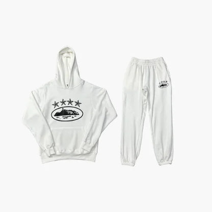 Corteiz 4starz White Tracksuit