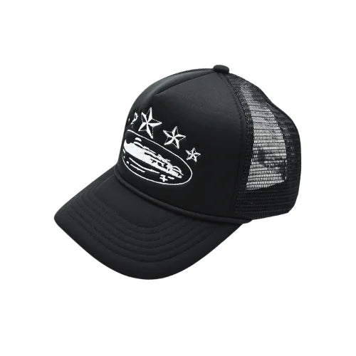 Corteiz 5 Starz Alcatraz Trucker Hat Black - image 2