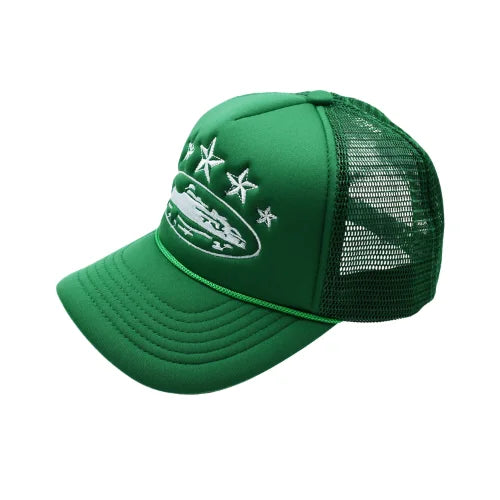 Corteiz 5 Starz Alcatraz Trucker Hat Green - image 2