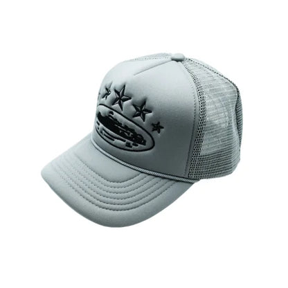 Corteiz 5 Starz Alcatraz Trucker Hat Grey - image 2