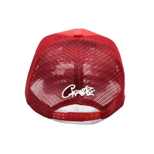 Corteiz 5 Starz Alcatraz Trucker Hat Red - image 4