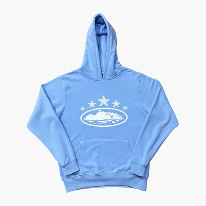 Corteiz 5starz Baby Blue Hoodie