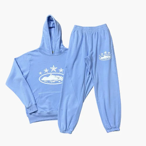 Corteiz 5starz Baby Blue Tracksuit