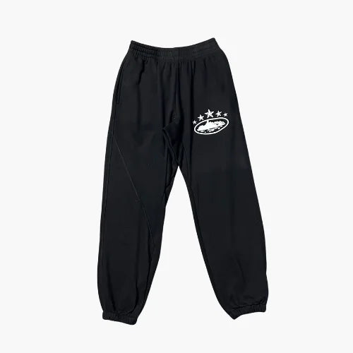 Corteiz 5starz Black Joggers