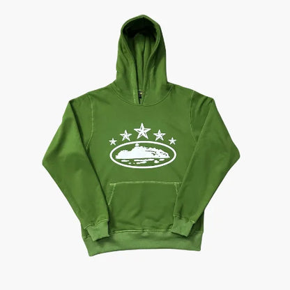 Corteiz 5starz Green Hoodie