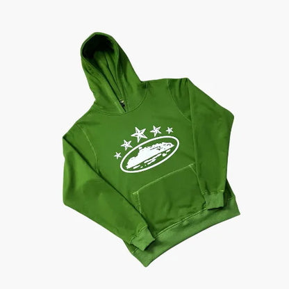 Corteiz 5starz Green Hoodie