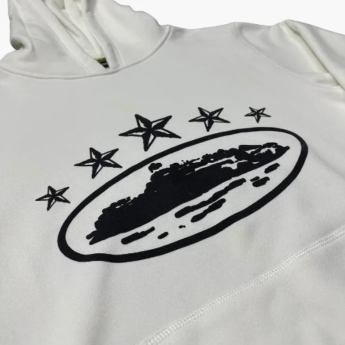 Corteiz 5starz White Hoodie