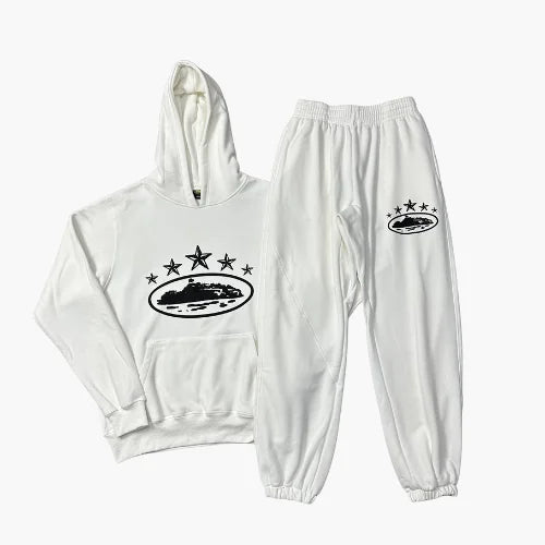 Corteiz 5starz White Tracksuit