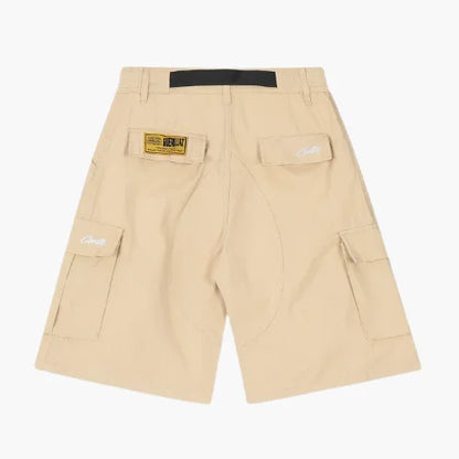 Corteiz Alcatraz Cargo Shorts Cream