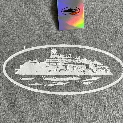 Corteiz Alcatraz Crew Neck Top - Grey