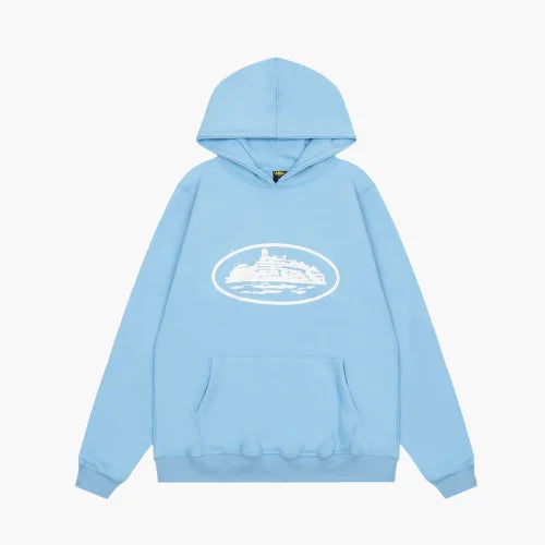 Corteiz Alcatraz Hoodie Baby Blue