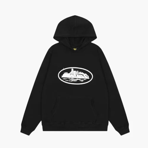 Corteiz Alcatraz Hoodie Black