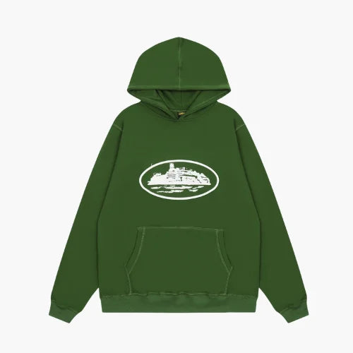 Corteiz Alcatraz Hoodie Green