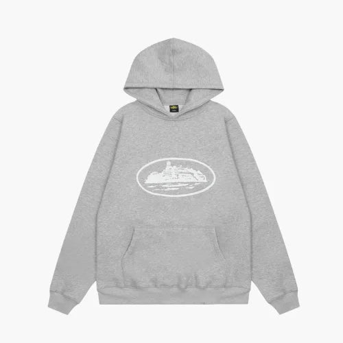 Corteiz OG Alcatraz Hoodie Grey