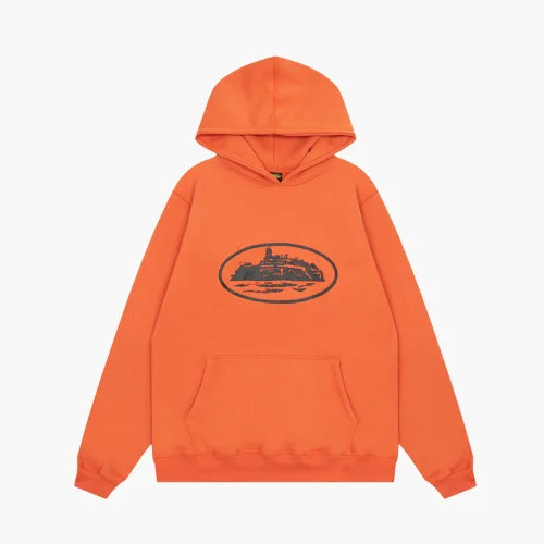 Corteiz Alcatraz Hoodie Orange