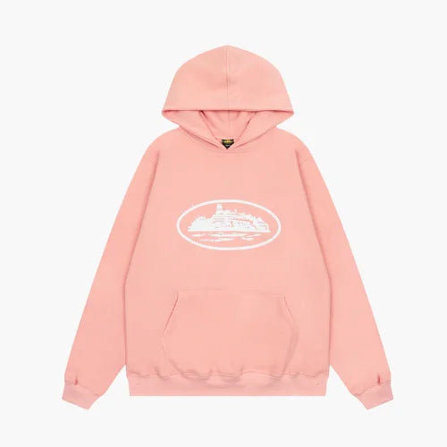 Corteiz Alcatraz Hoodie Pink