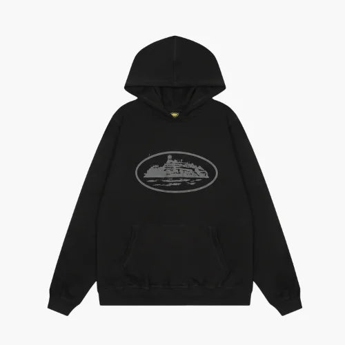 Corteiz Alcatraz Hoodie Triple Black