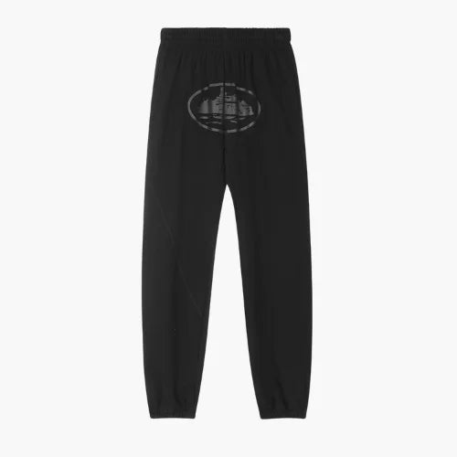Corteiz Alcatraz Joggers Triple Black